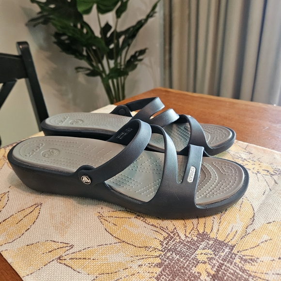 CROCS Shoes - CROCS Women's Blue Shiftwater Slide Sandals- New